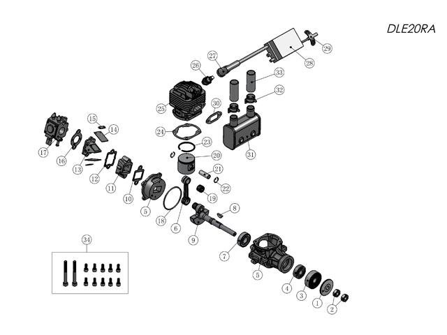 DLE20RA-exploded-view